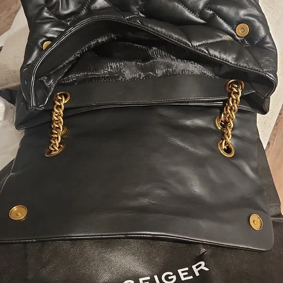 XXL Kensington Soft Quilted Leather Shoulder Bag Authentic - Picture 11 of 15